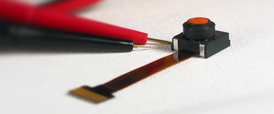 Agilent imaging sensor with multimeter probes